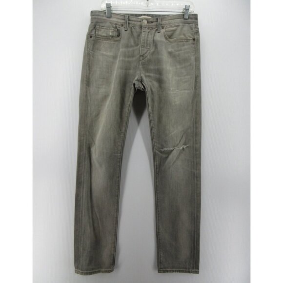 Levis Jeans 31X34 Made & Crafted Tack Slim Ripped Distressed Denim - Picture 1 of 16